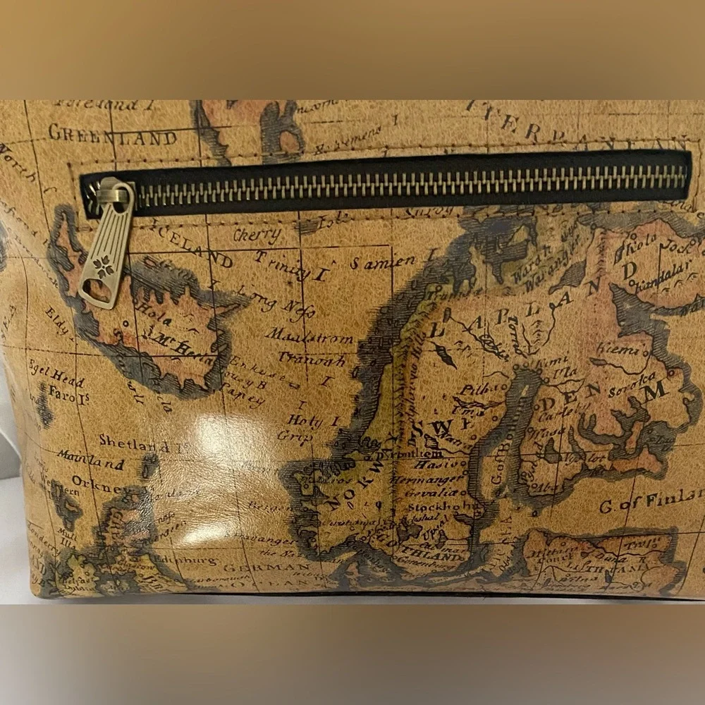 PATRICIA NASH … WOMENS VINTAGE EUROPEAN VALETTA MAP HANDBAG - Picture 10 of 16
